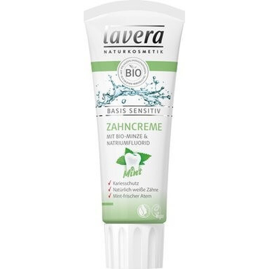 lavera Zahnpasta mit Minze COMPLETE CARE 1×75 ml, Zahnpasta