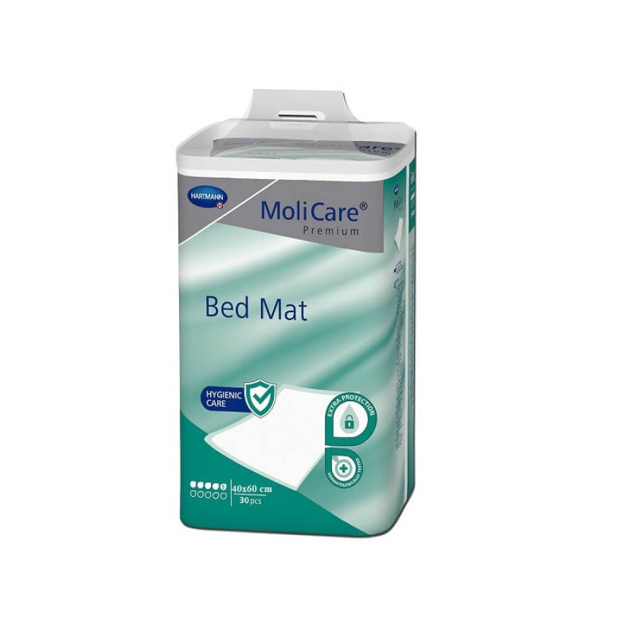 Aleze Bed Mat MoliCare Premium, 40x60 cm, 30 bucati, Hartmann