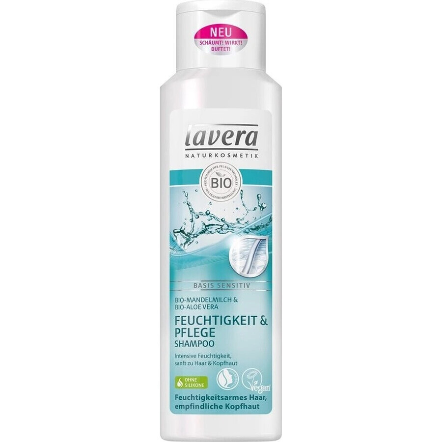 lavera Basis Shampoo Moisture & Care 1×250 ml, șampon