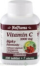 MedPharma VITAMINA C 1000 mg cu șolduri de trandafir 1&#215;37 tbl, eliberare treptată