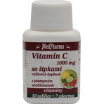 MedPharma VITAMINA C 1000 mg cu șolduri de trandafir 1×37 tbl, eliberare treptată