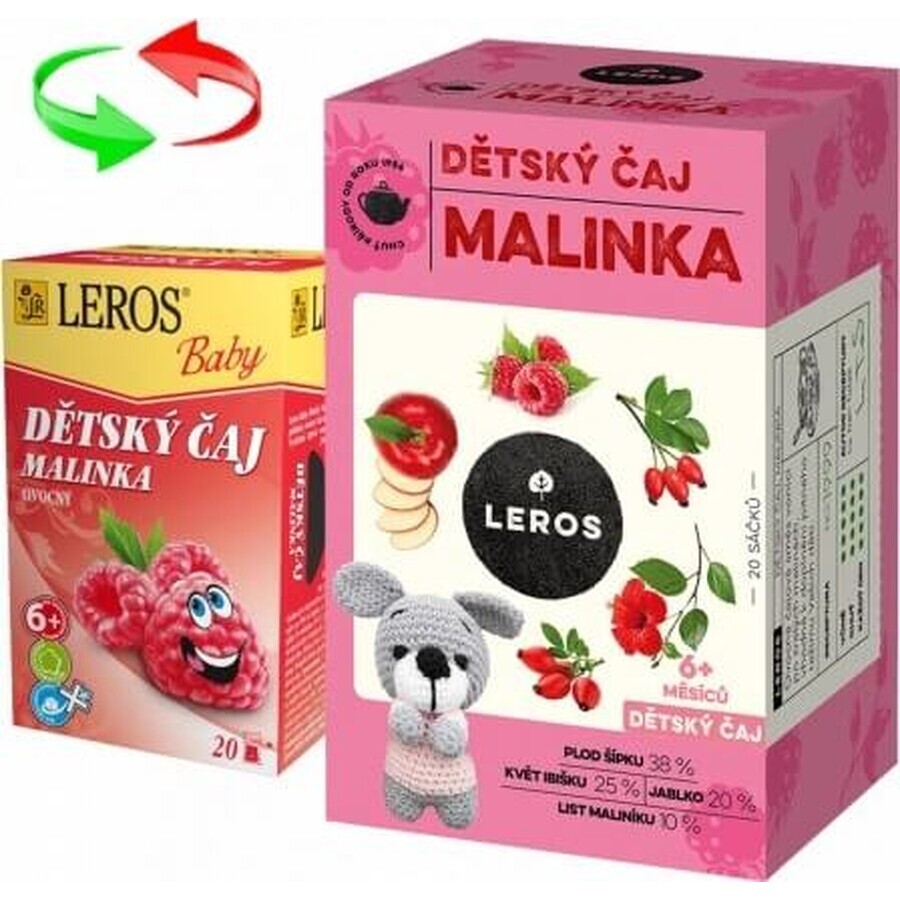 LEROS TÉ INFANTIL MALINKA 2x20g, té para niños