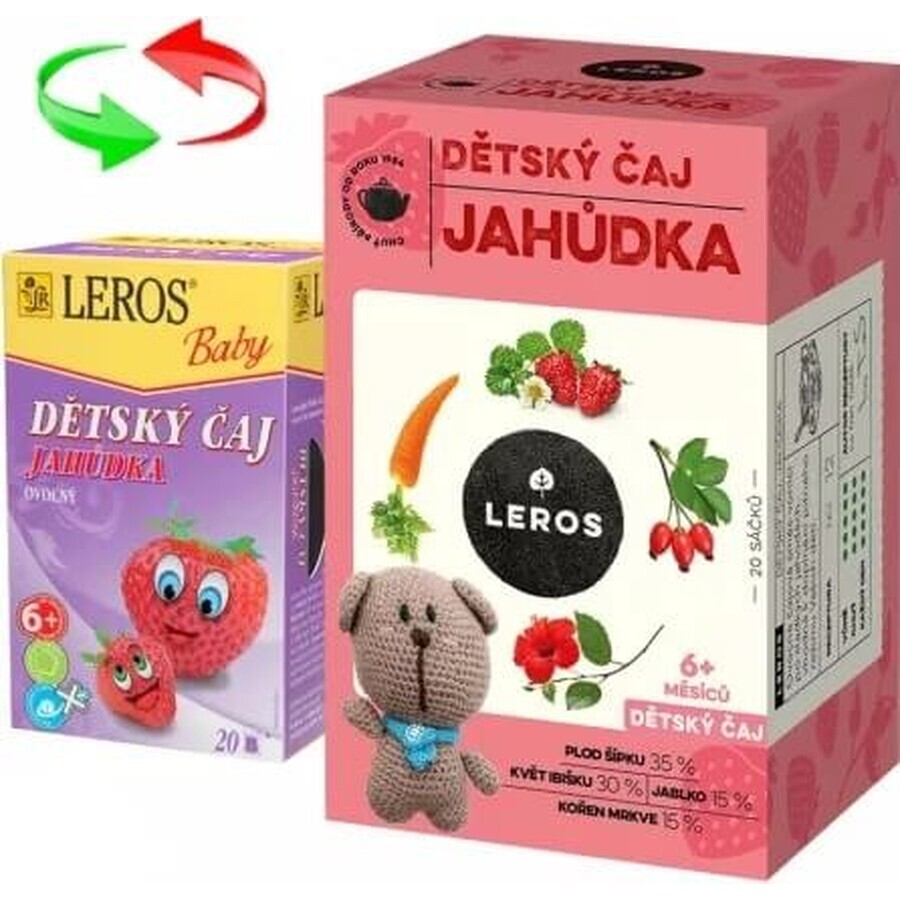 LEROS TÉ INFANTIL MALINKA 2x20g, té para niños