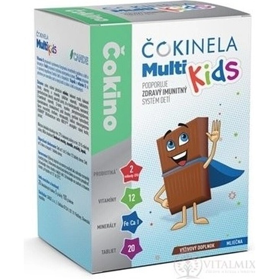 Chocinella Multi Kids tablete de ciocolată 1×20 buc