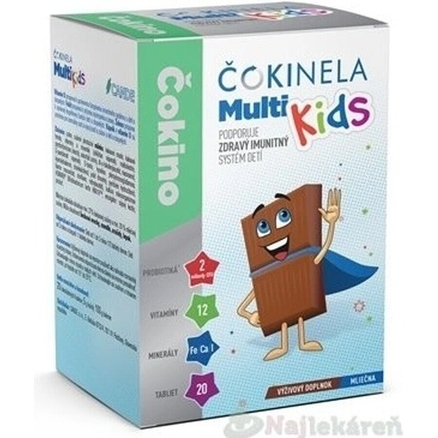 Chocinella Multi Kids tablete de ciocolată 1×20 buc