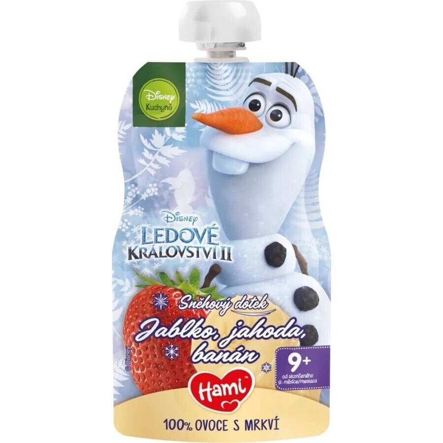 HAMI Disney Frozen capsulă Strawberry Olaf 1×110 g, capsulă de fructe