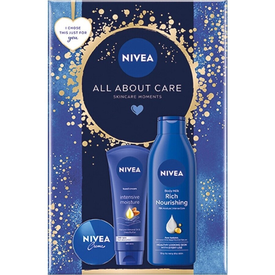 NIVEA BOX BODY MILK 1×1 buc, pachet cadou