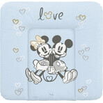 CEBA Disney Minnie & Mickey Blauw 1×1 stuks Zachte vervangingsmat voor commode (75x72)