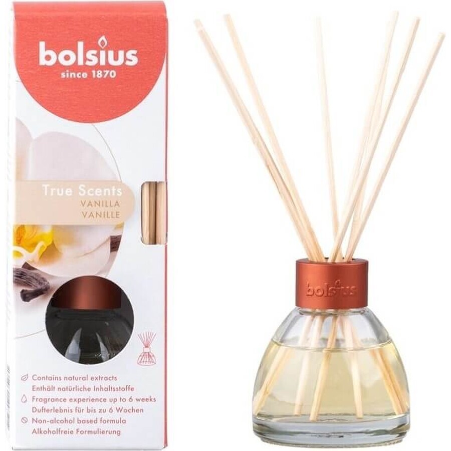 Bolsius Aromatic 2.0 Difusor 45 ml Vainilla 1×45 ml, difusor aromático