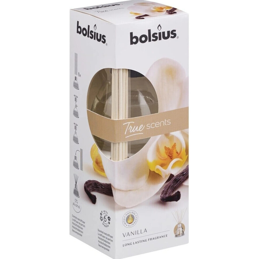 Bolsius Aromatic 2.0 Difusor 45 ml Vainilla 1×45 ml, difusor aromático