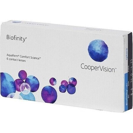 BIOFINITY® Lentile de contact 1×3 buc, lentile lunare