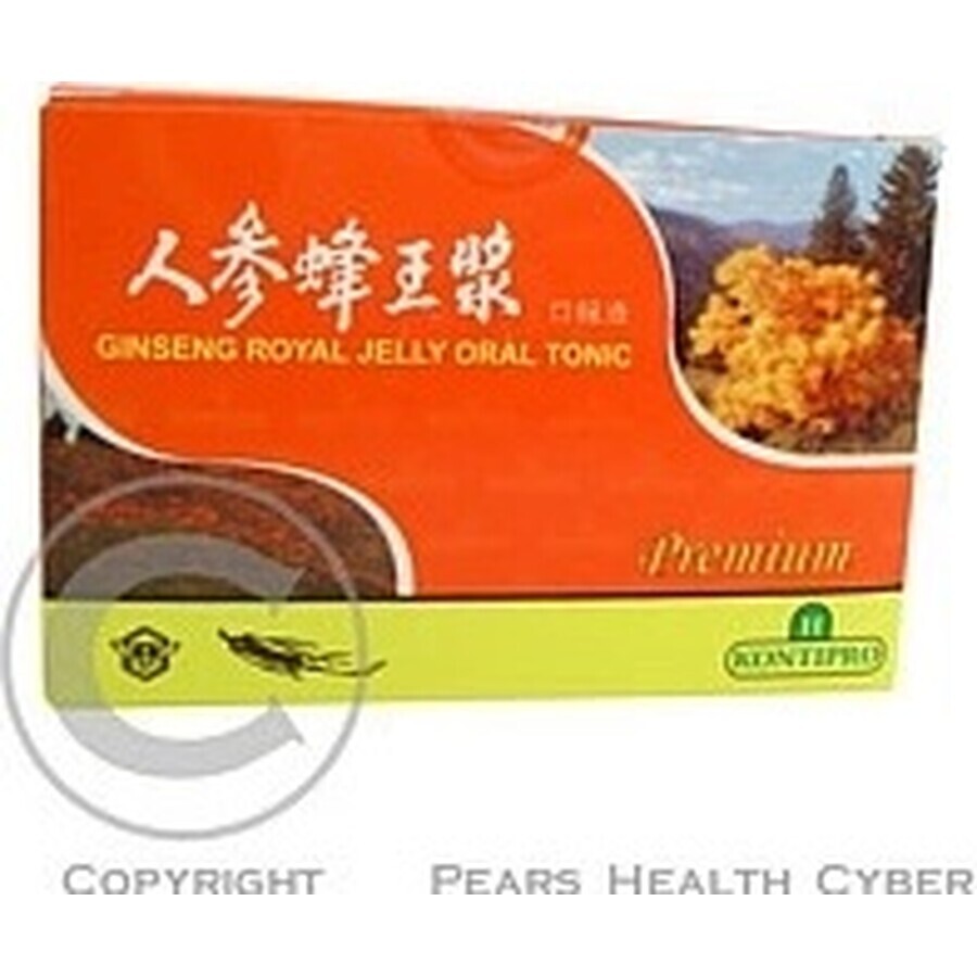 H-KONTIPRO GINSENG ROYALL JELLY ORAL TONIC 1×10 buc, supliment nutritiv