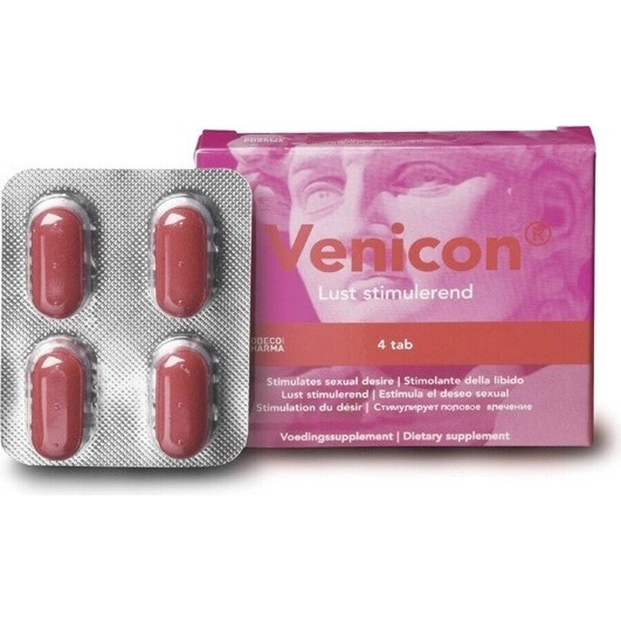 Cobeco comprimate afrodisiace Venicon Women 1×4 tbl, pentru femei