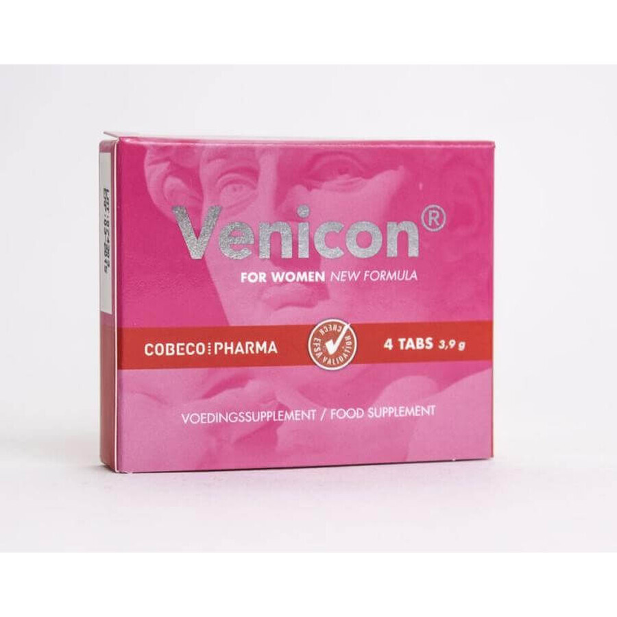 Cobeco comprimate afrodisiace Venicon Women 1×4 tbl, pentru femei