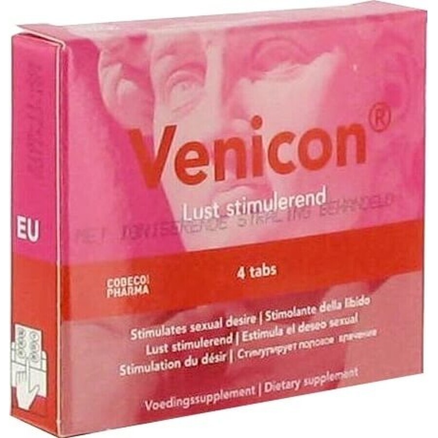 Cobeco comprimate afrodisiace Venicon Women 1×4 tbl, pentru femei