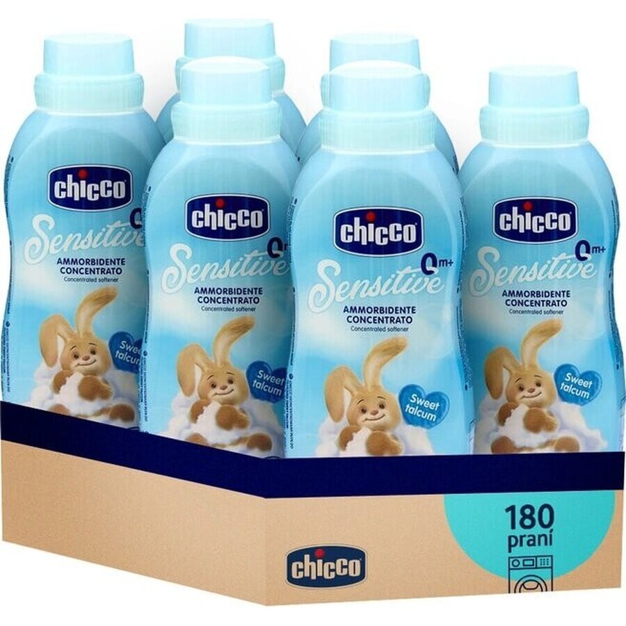 6x CHICCO CHICCO Acondicionador concentrado en polvo para tejidos 750 ml (6x30 lavados) 6×750 ml, acondicionador para tejidos