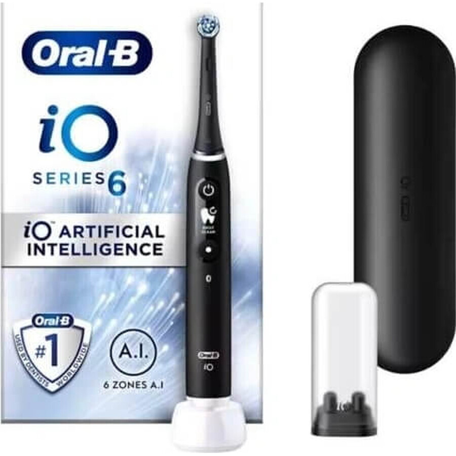 Oral B Oral B iO Series 6 Nero 1×1 Spazzolino elettrico, spazzolino elettrico