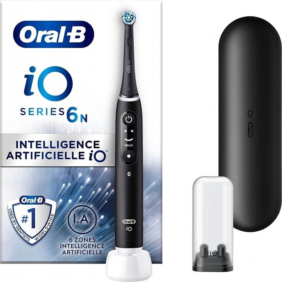 Oral B Oral B iO Series 6 Nero 1×1 Spazzolino elettrico, spazzolino elettrico