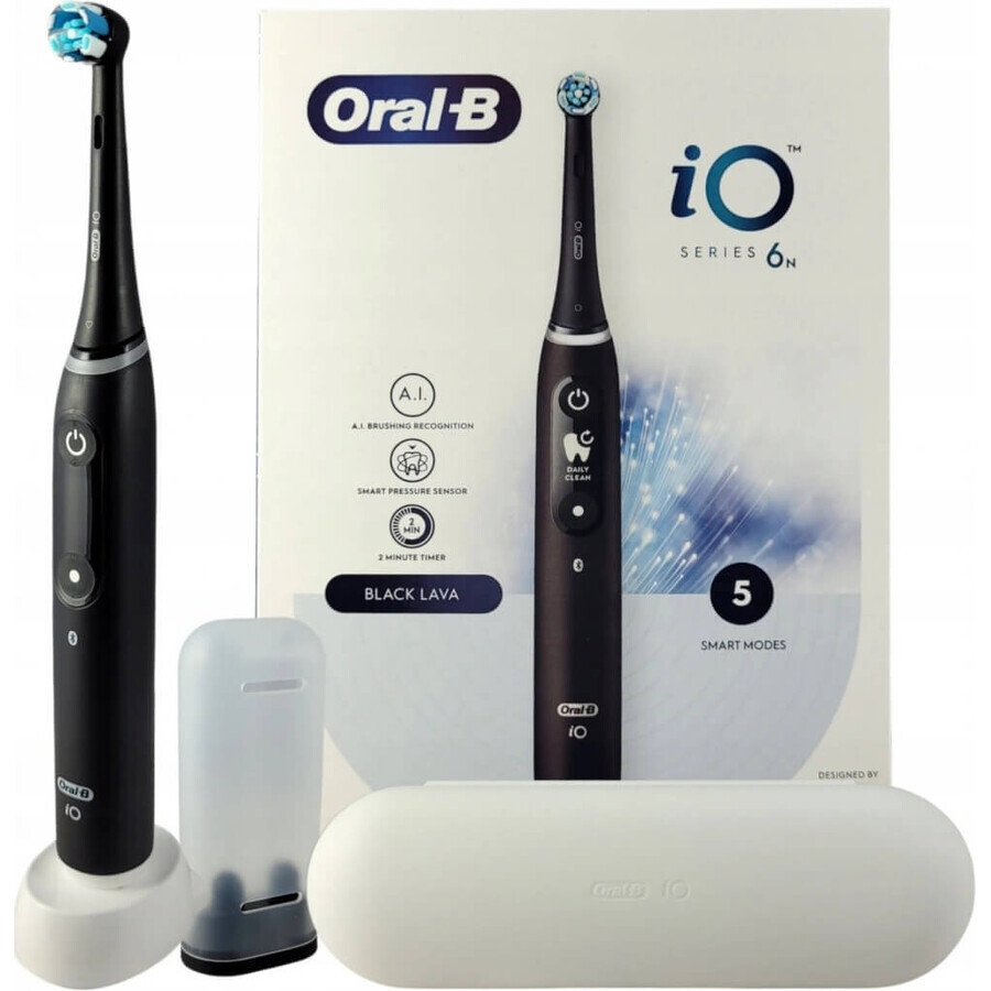 Oral B Oral B iO Series 6 Nero 1×1 Spazzolino elettrico, spazzolino elettrico