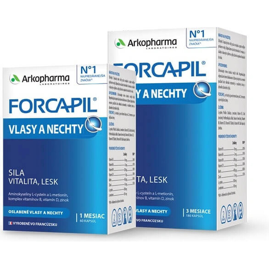 FORCAPIL 1×60 cps, supliment alimentar