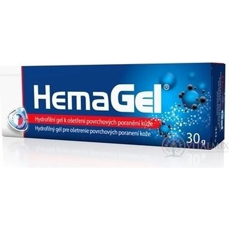 HemaGel 30G 1×30 g, gel hidrofilic