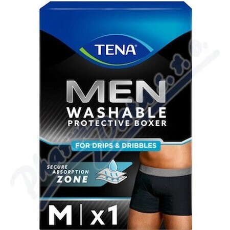 TENA Uomo Intimo lavabile nero M OTC 1×1 pz, boxer assorbenti