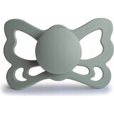 FRIGG Butterfly suzetă anatomică din silicon Sage, 0-6m 1×1 buc, suzetă din silicon