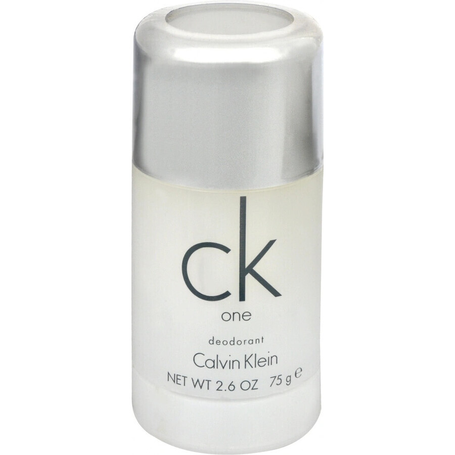 Calvin Klein One Tuhy Deo 75ml 1×75 ml, solid deodorant