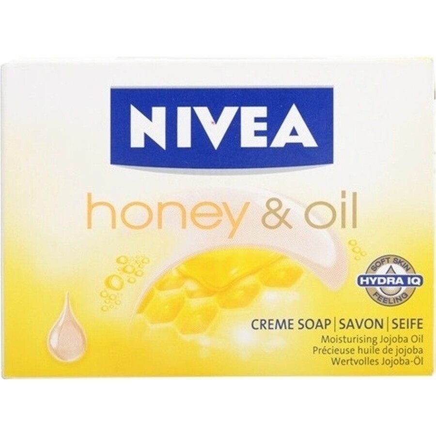 NIVEA Honig&Öl Feste Seife 100g 1×100 g, feste Seife