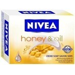 NIVEA Honig&Öl Feste Seife 100g 1×100 g, feste Seife