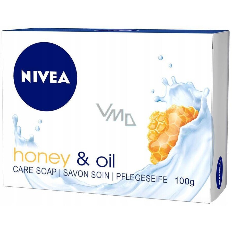 NIVEA Honig&Öl Feste Seife 100g 1×100 g, feste Seife