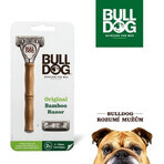 Scheermes Bulldog Original Bamboe + 2 reservekoppen Set 1×1, scheermes + 2 reservekoppen