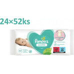 Pampers Șervețele Box Sensitive fără plastic 24x52pcs 24×52 pcs