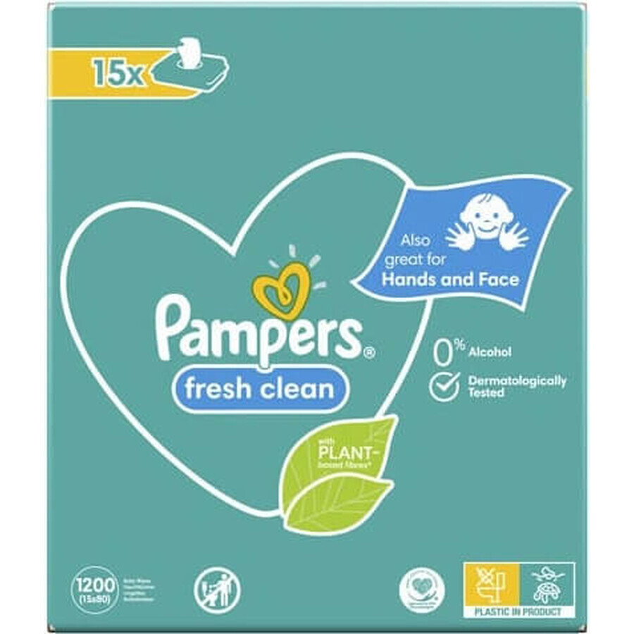 Pampers Șervețele Box Sensitive fără plastic 24x52pcs 24×52 pcs