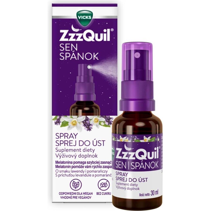 ZzzQuil®SPÁNOK spray bucal 1×30 ml, supliment alimentar