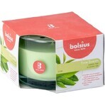 Bolsius Aromatic 2.0 Vela perfumada de vidrio con té verde 1×1 unidad, tamaño 90 x 63 mm