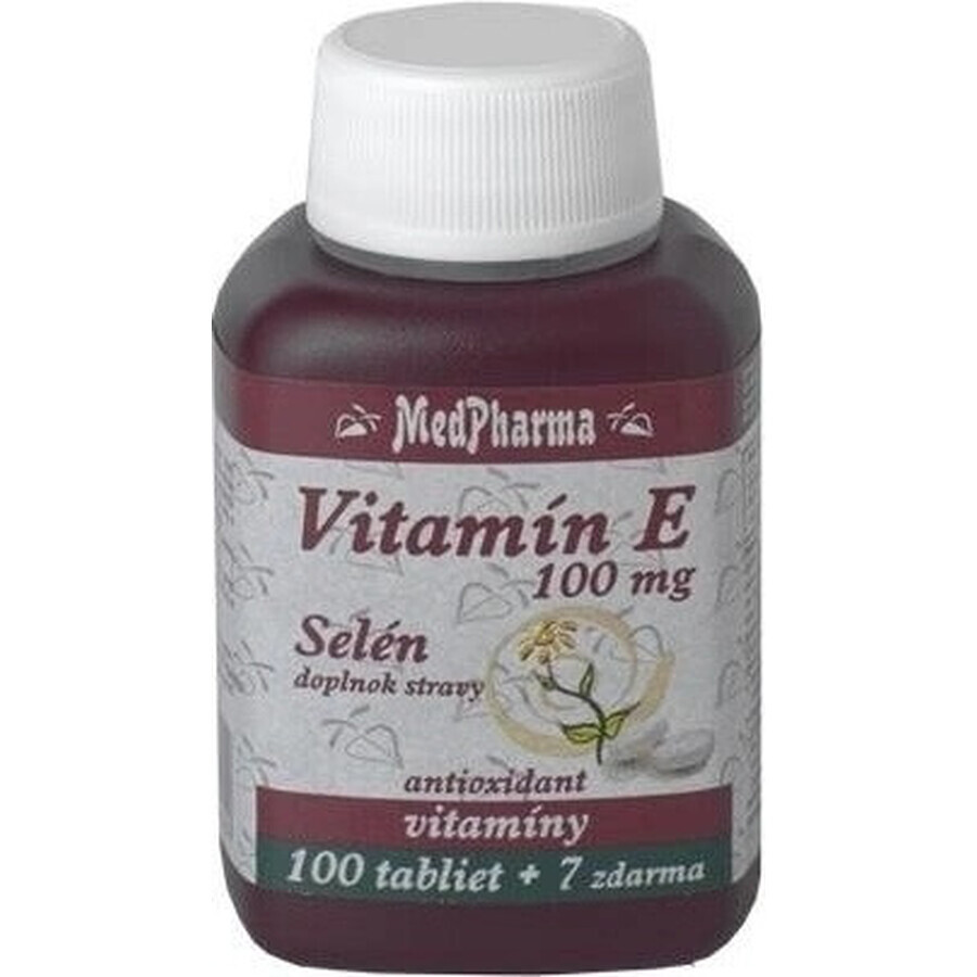 MedPharma VITAMINE E 100 1×107 cps, complément alimentaire