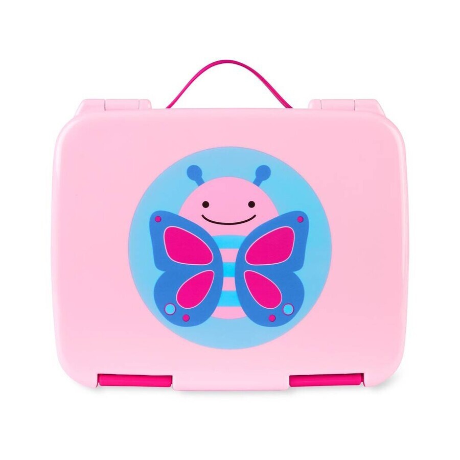 SKIP HOP Zoo Lunchbox Bento Bento Schmetterling 3r+ 1×1 Stück, Lunchbox