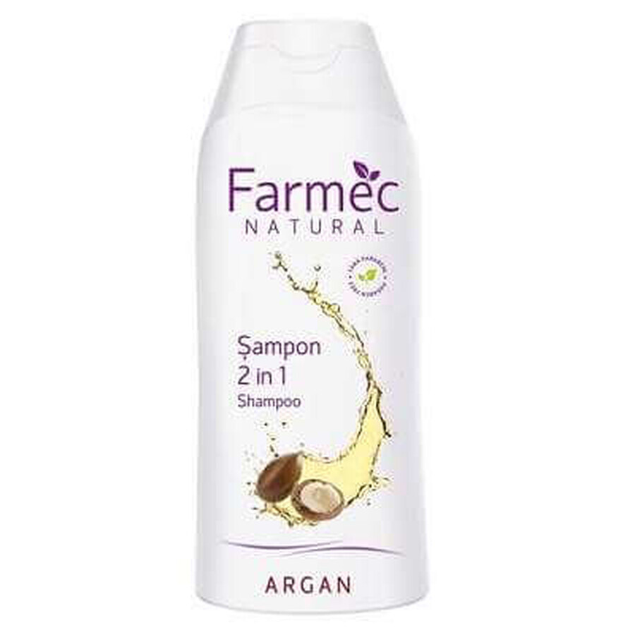 Șampon 2 în1 cu argan, 200 ml, Farmec