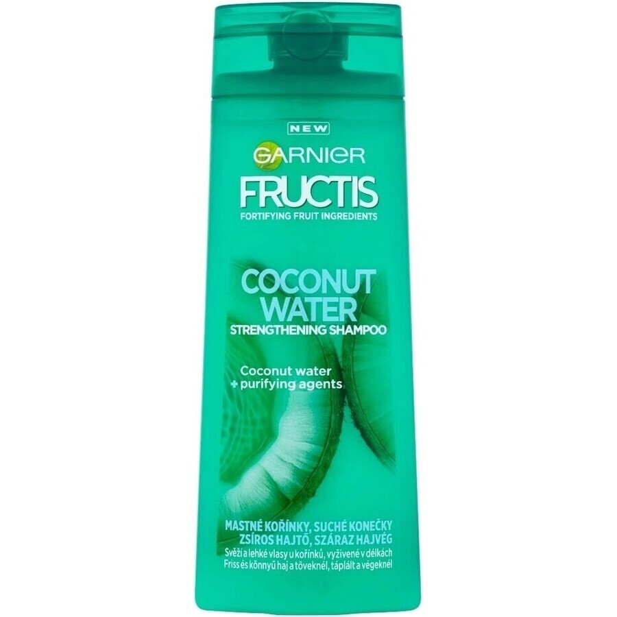 GARNIER FRUCTIS COCONUT WATER șampon 1×250ml, șampon pentru păr