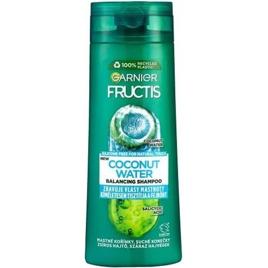 GARNIER FRUCTIS COCONUT WATER șampon 1×250ml, șampon pentru păr