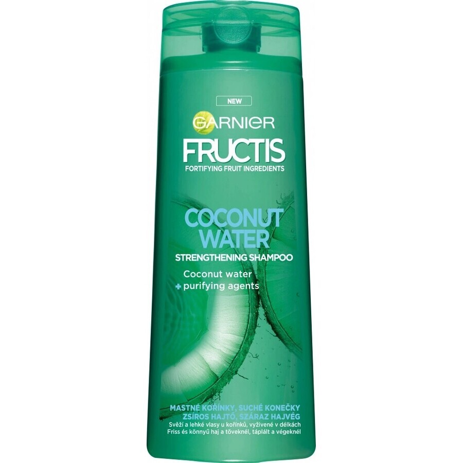 GARNIER FRUCTIS COCONUT WATER șampon 1×250ml, șampon pentru păr