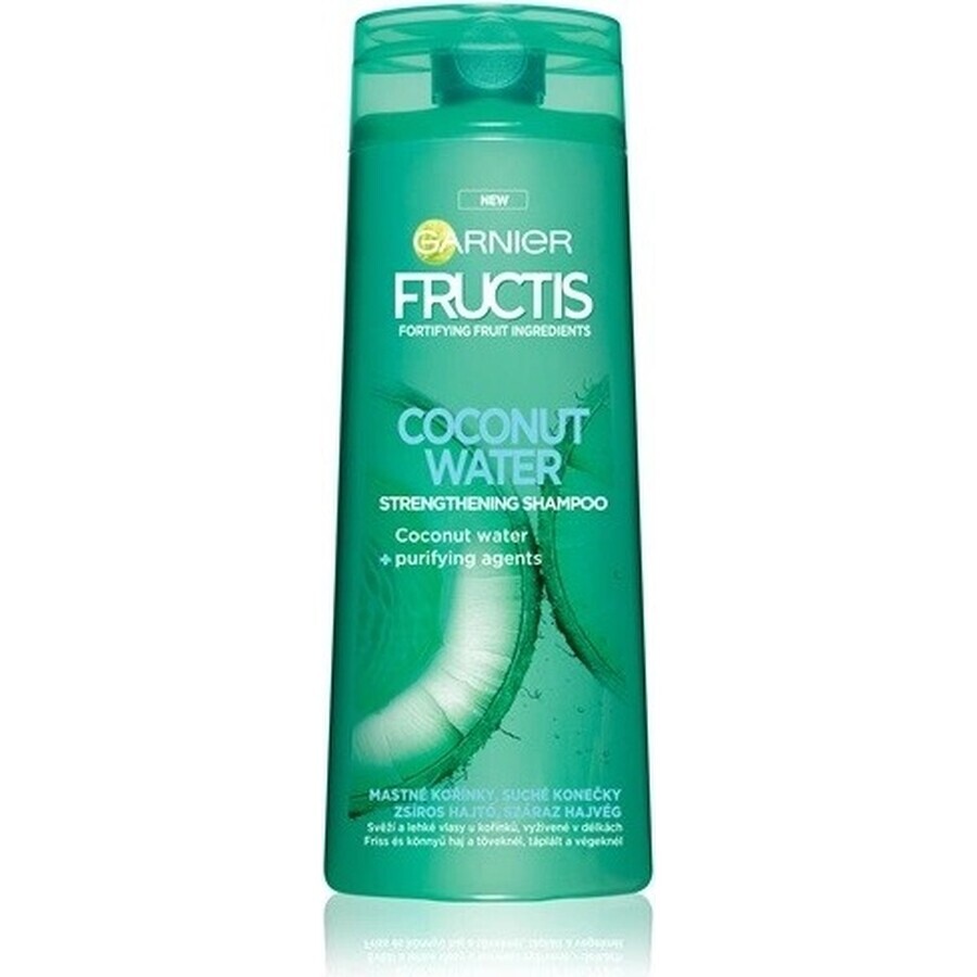 GARNIER FRUCTIS COCONUT WATER șampon 1×250ml, șampon pentru păr