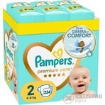 Pampers Premium MBP S2 224pcs (4-8kg) 1×224 pcs nappes