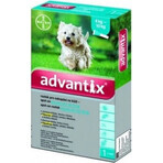 Advantix Spot-on pentru câini de la 4 la 10 kg (4 pipete) 4x1 ml