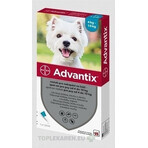 Advantix Spot-on pentru câini de la 4 la 10 kg (4 pipete) 4x1 ml