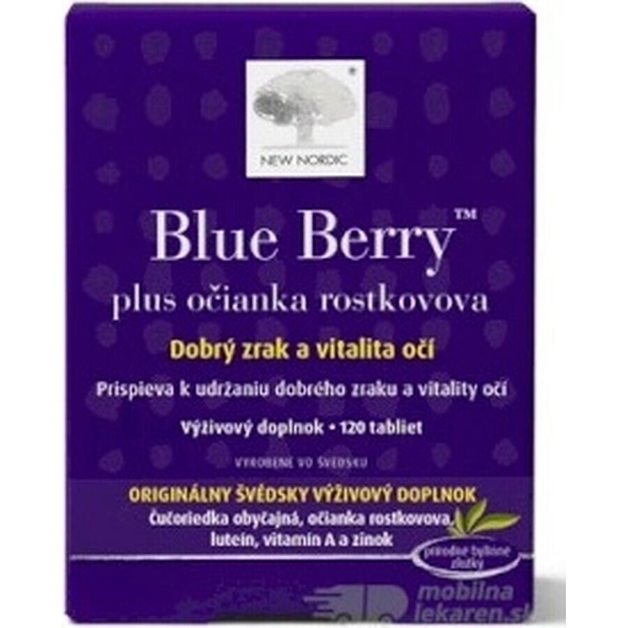 NEW NORDIC Blue Berry 1×60 tbl, Nahrungsergänzungsmittel