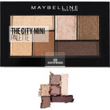 Maybelline New York The City Mini Palette Palette d'ombres à paupières 400 Rooftop Bronzes 1×6 g, palette d'ombres à paupières