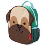 SKIP HOP Zoo Rucksack mit Sicherheitsleine Puggle 1+ 1×1 Stück, Rucksack