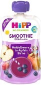 HiPP BIO Smoothie MIX Apple Pear Blueberries 1&#215;120 ml, fructe și legume, 12m+